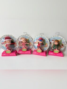 2007 Barbie Happy Holidays Kelly dolls - set of 4